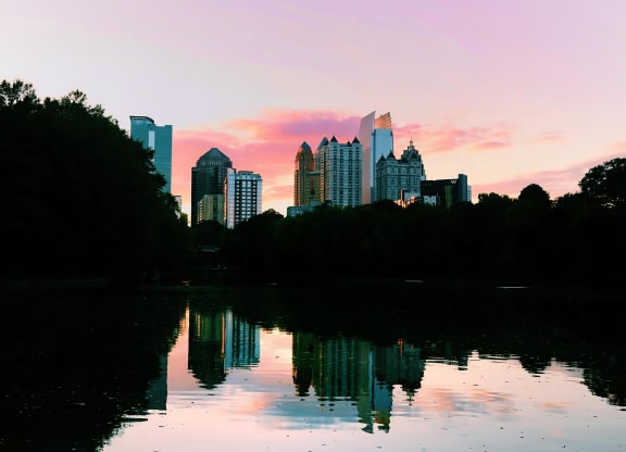 Atlanta Skyline at Sunset