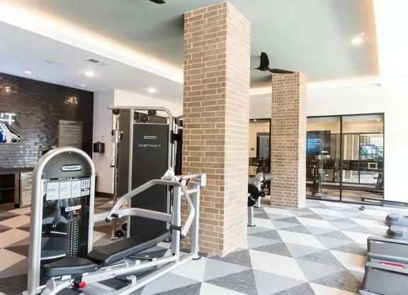 Fitness Center with Strength Equipment and Cardio Machines