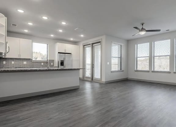 Spacious Open Layout with Natural Light and Kitchen Island
