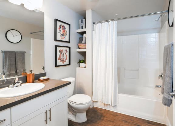 Luxury Bathroom with Roman Style Tub