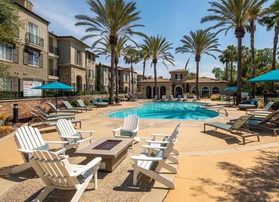 Chaise Lounges and Cabana