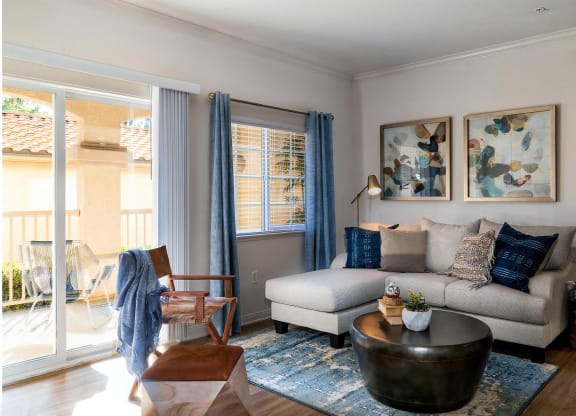 Living Area with Patio