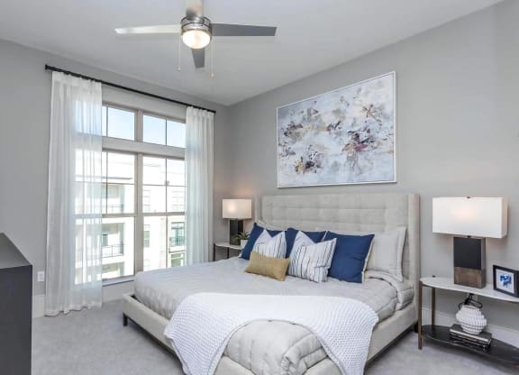 Spacious Bedroom with Large Window