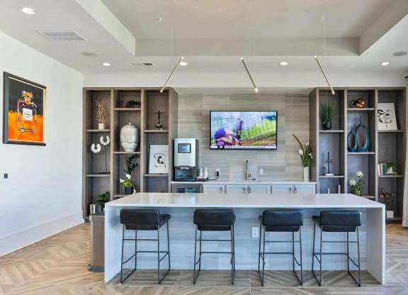 Resident Lounge with Coffee Station