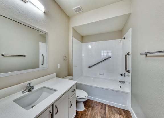 Mountainside Luxurious Bathrooms with Large Showers