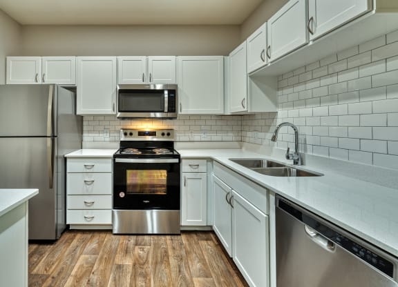 Mountainside Kitchen Fully Equipped Kitchen with Stainless Steel Appliances Dishwasher and Garbage Disposal