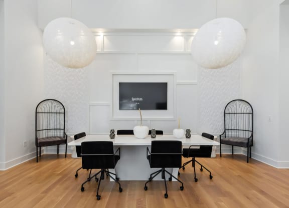 Business Center with Flat Screen TV