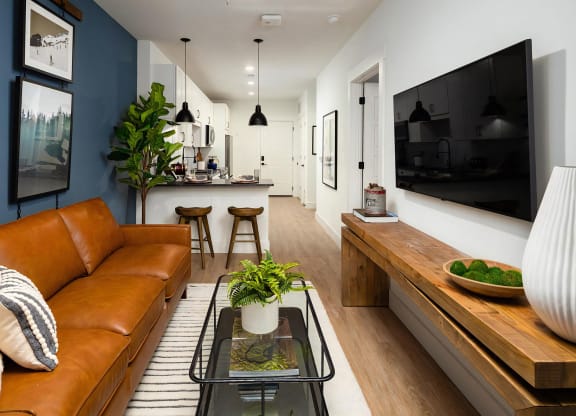 Modern Open Plan Concept for Living and Dining Areas