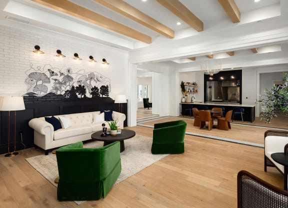 Large Clubhouse Complete with Business Center, Coffee Bar, Catering Kitchen & Entertainment Areas