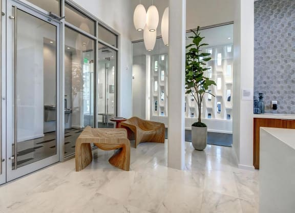 Entrance to Resident Lounge