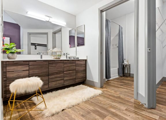 Double Vanities with Upgraded Countertops