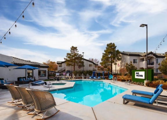 Resort Style Pool with Sundeck
