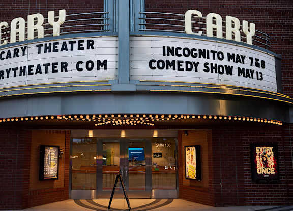 Catch a show at The Cary Theater near Novel Cary