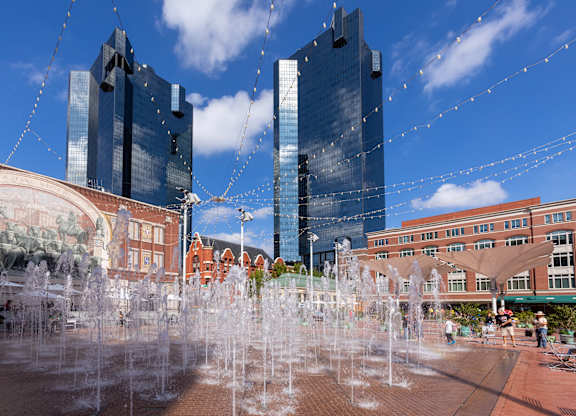 Downtown Fort Worth’s Sundance Square Near The Elm at River Park