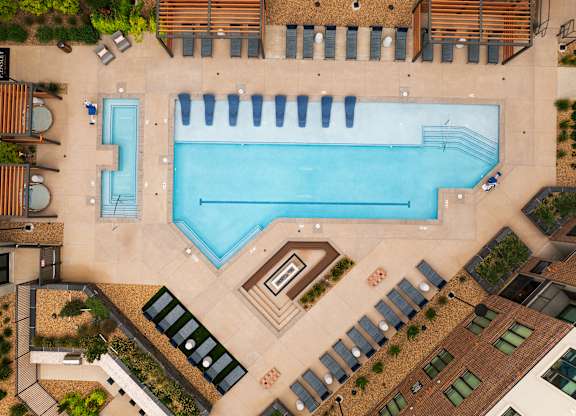 Birdseye Pool View