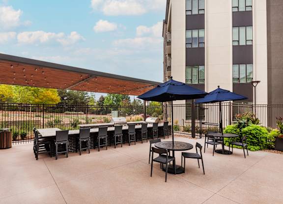 Expansive Poolside Patio With Grills