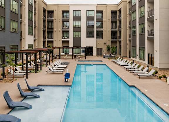 Resort Style Pool With Sun Deck