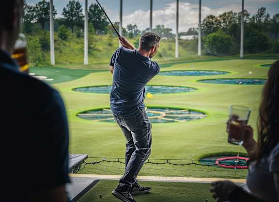 Top Golf in The Domain in Austin, TX