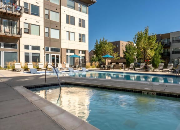 View of Hot Tub and Swimming Pool