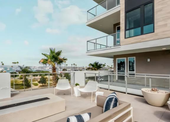 Rooftop Patio Offering Scenic Views and Comfortable Seating