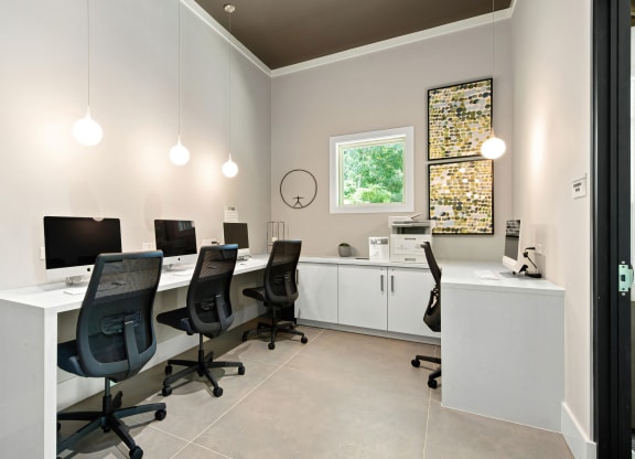 Business Center with Computers
