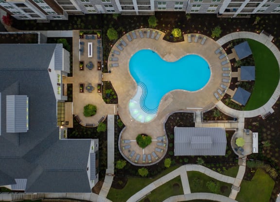 Aerial View of Pool