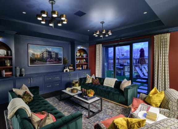 a living room filled with furniture and a large window at Fairfax, Grandview, OH, 43212