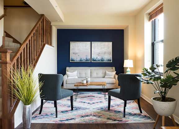 Modern Art Deco Living Room at Grand Wisconsin, Milwaukee, 53203