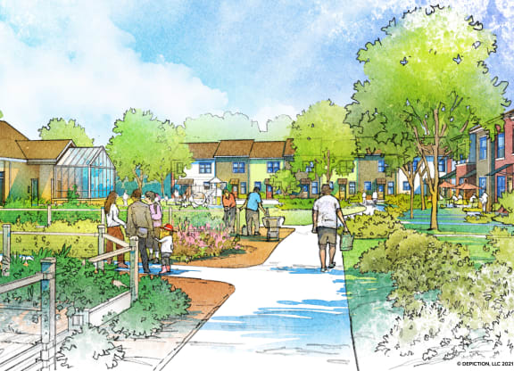 Rendering of Castlegate Community