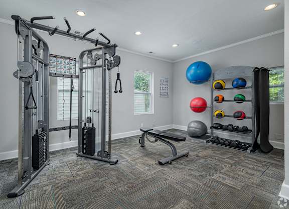 A Home Gym at Avondale Place Apartments, Avondale Estates, Georgia