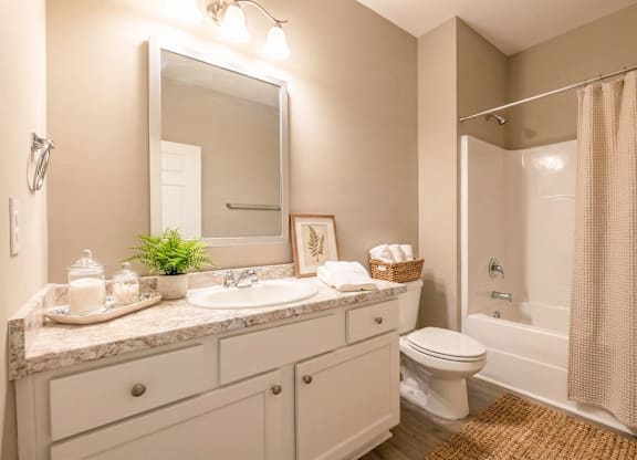 Bathroom Interior at Club Villas Apartments, Georgia, 31047