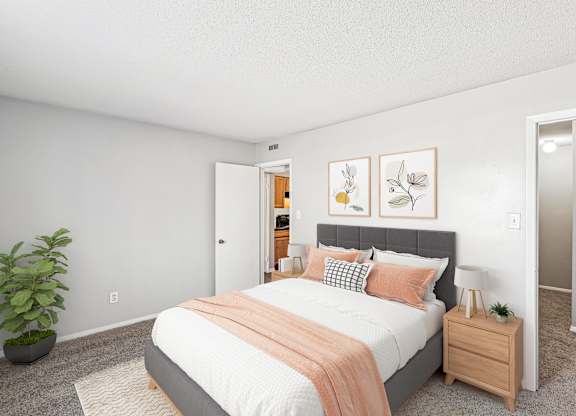 Primary Bedroom at Westchester Apartments, Garner, NC, 27713