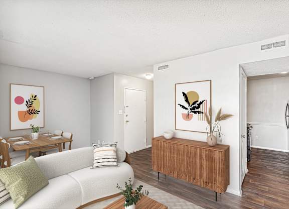 Living Area at Westchester Apartments, North Carolina, 27713