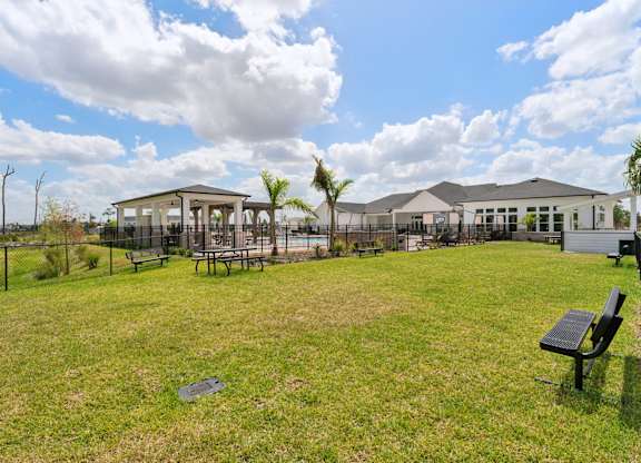 outdoor dog park at The Hendry Apartments, Fort Myers, FL, 33905