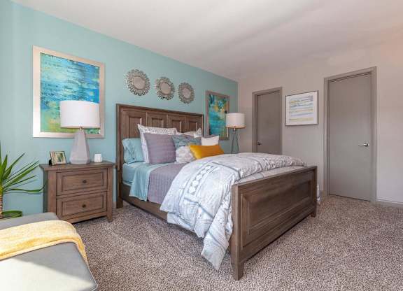 Bedroom at Madison Flats, Madison, TN.