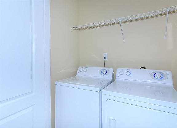 washer and dryer connections