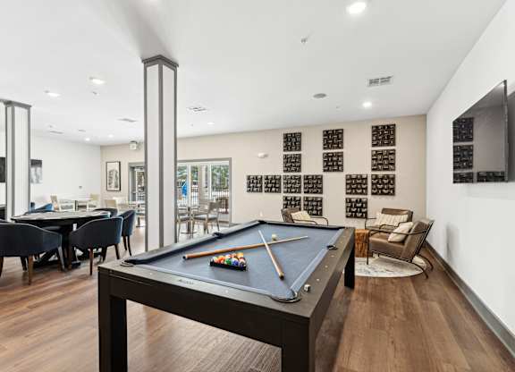 Billiards Table at The Leo Myrtle Beach, South Carolina, 29579