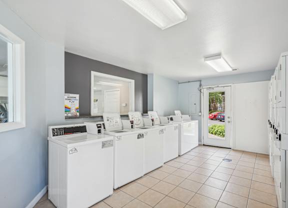 Laundry room at Lexington on the Green, Raleigh, North Carolina