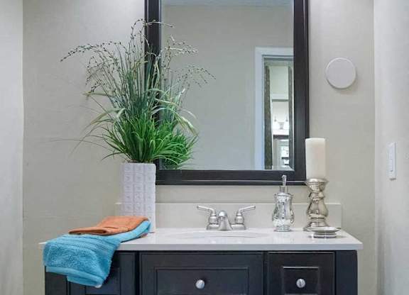 Bathroom sink at Ventana at The Lake, Hendersonville, TN 37075.