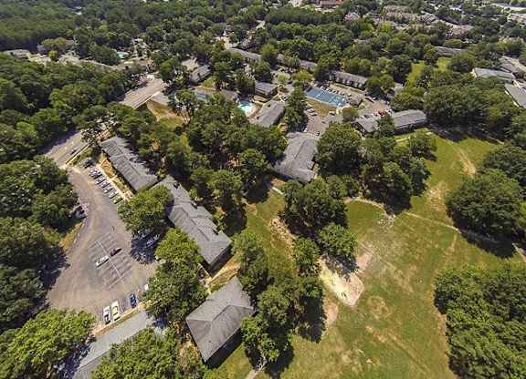 Aerial View at Lexington on the Green, Raleigh, NC