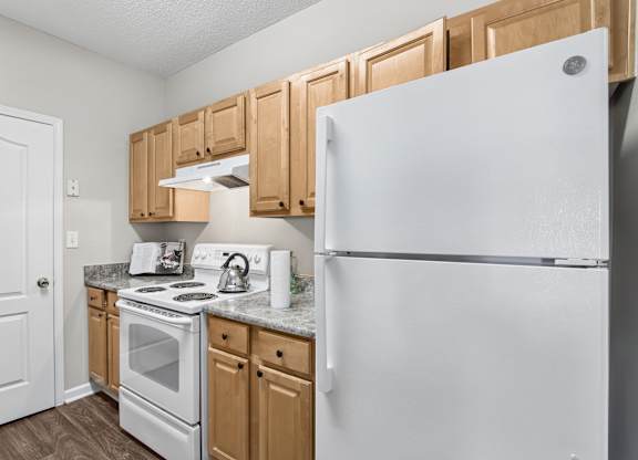White Refrigerator at Carrington Park at Lake Lanier, Georgia, 30504