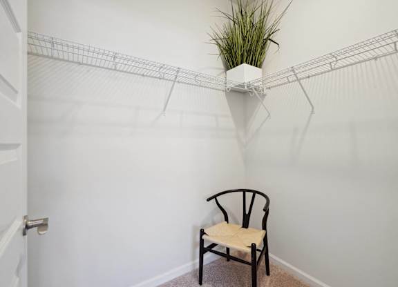 Walk-in closet at The Meadows, Bloomingdale