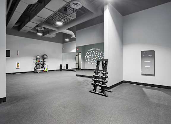 Fitness center at The 600 Apartments, Alabama, 35203