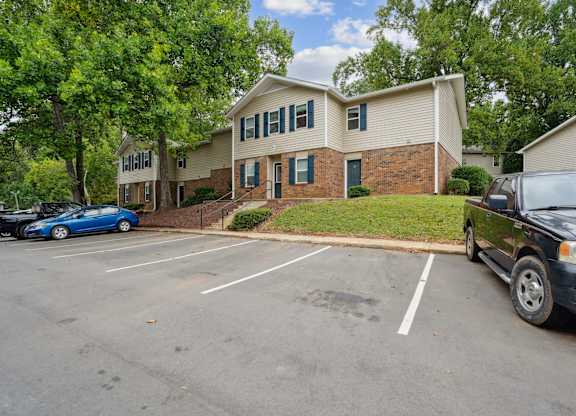 Parking Lot at The Highlands Apartments, Charlotte