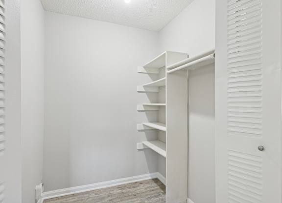 Closet at Casa de Luna Apartments, Raleigh, NC, 27604