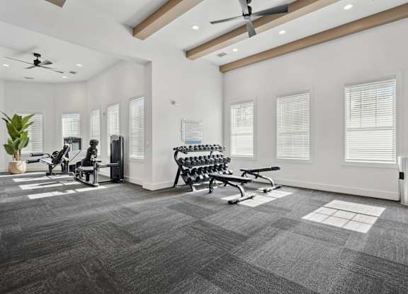 Community Gym at The Parker Aiken Apartments, Aiken, South Carolina