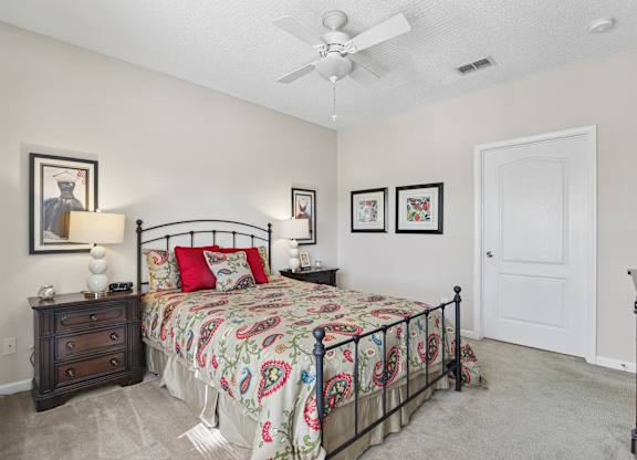 Modern Bedroom at Carrington Park at Lake Lanier, Georgia