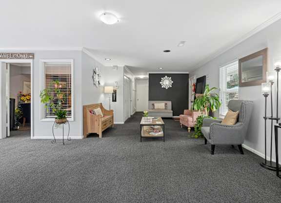 Lobby at The Highlands Apartments, Charlotte, North Carolina