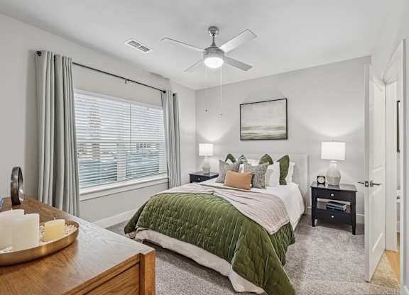Large Bedroom at The Exchange at Crestview Apartments, Florida, 32536