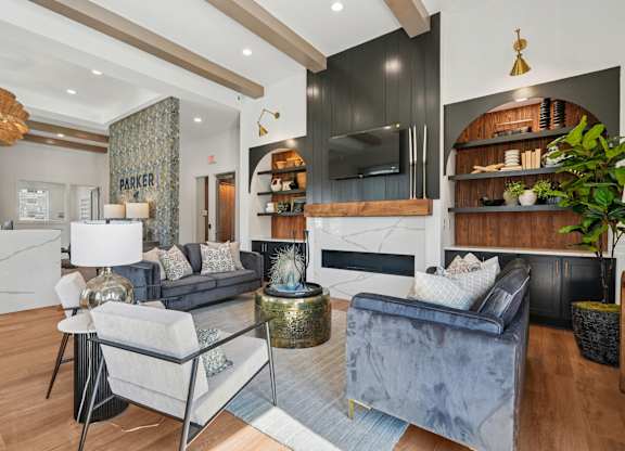 Cozy Living Area at The Parker Aiken Apartments, South Carolina, 29801